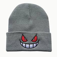 Bonnet Pokémon Ectoplasma gris – taille unique