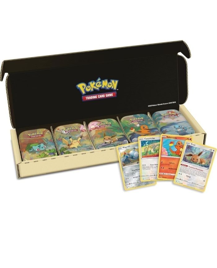Lot Mini Tin Pokémon Amis de Kanto – 5 Mini Tin