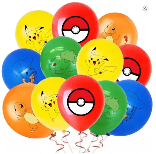 Lot de 20 Ballons Pokémon