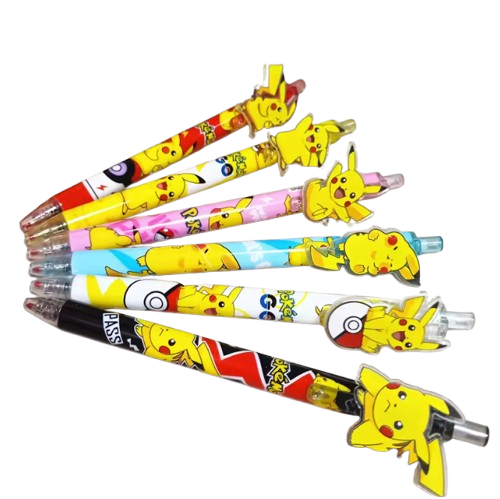 Lot de 6 Stylos Pokémon – Pikachu