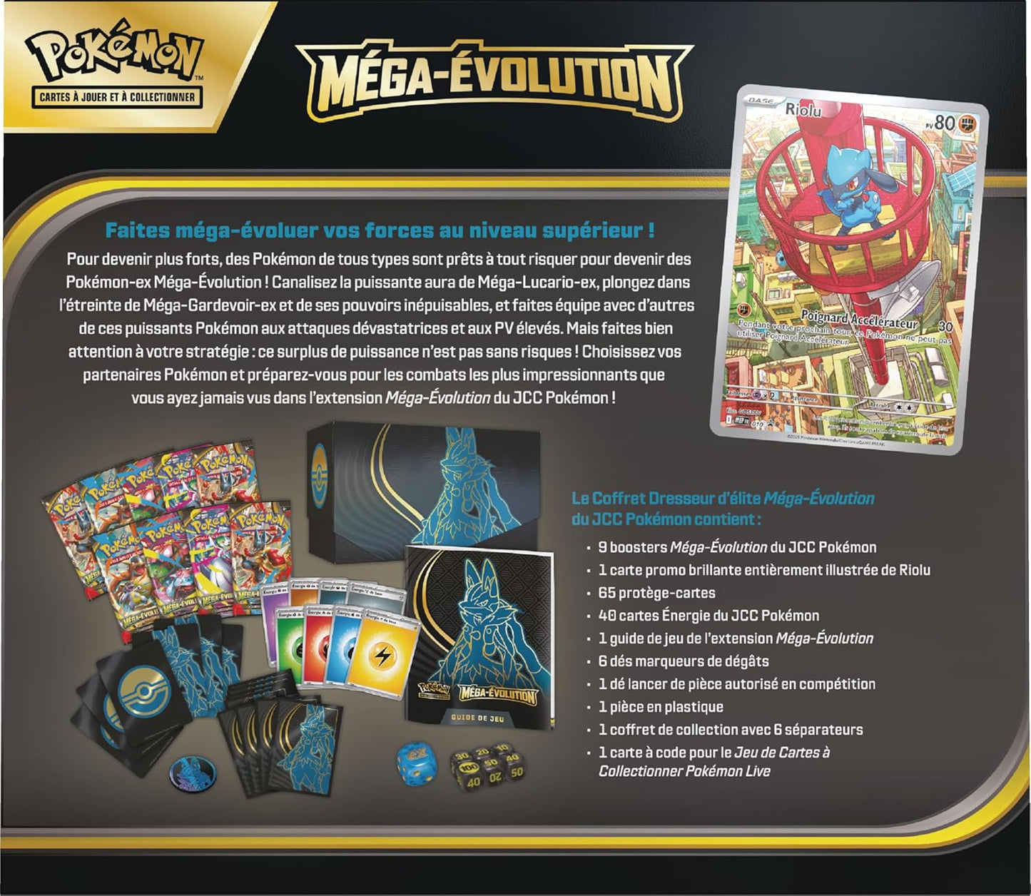 Elite Trainer Box (ETB) [Méga Évolution] – Modèle Lucario