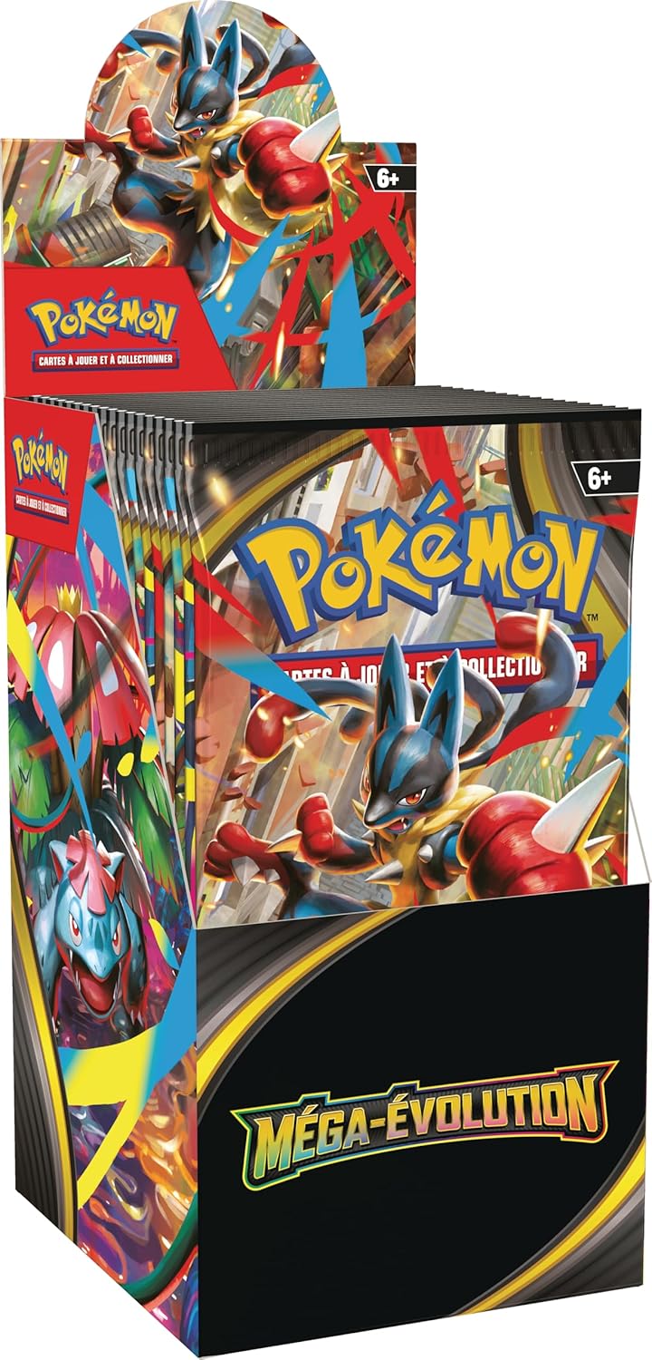 Demi Display Pokémon – 18 Boosters [Méga Évolution]
