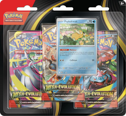 Tripack Pokémon – [Méga Évolution] – Psykokwak