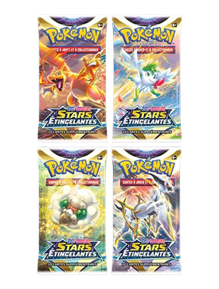 Artset de 4 boosters Star Étincelantes scellés